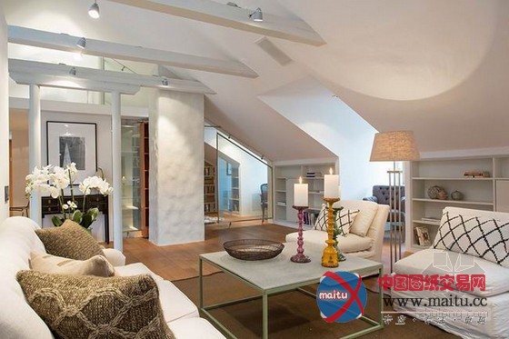 自然惬意!瑞典斯德哥尔摩阁楼公寓设计