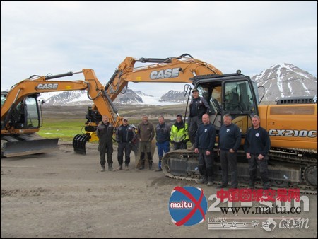 凯斯工程机械液压挖掘机助力挪威地质监测