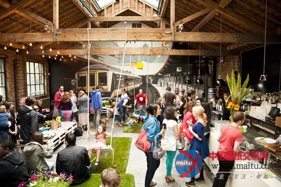 英国国王十字火车站野餐公园