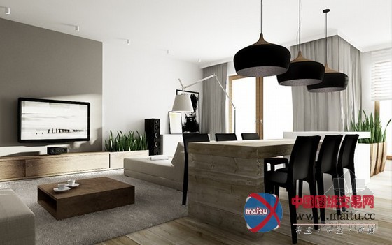 波兰华沙质感公寓设计 让人倍感惊艳