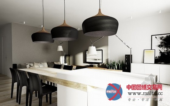 波兰华沙质感公寓设计 让人倍感惊艳