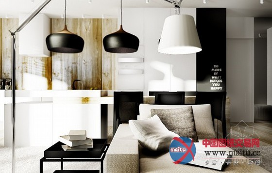 波兰华沙质感公寓设计 让人倍感惊艳