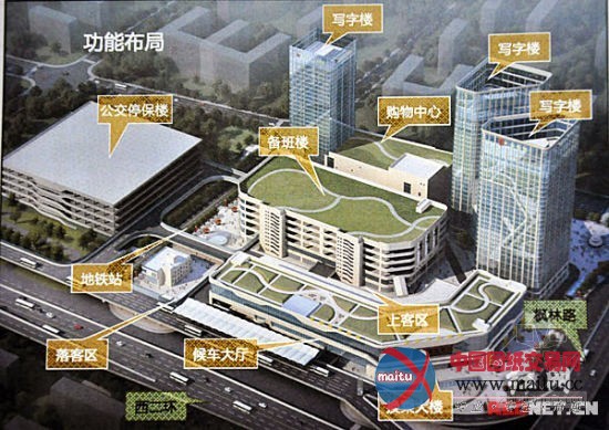 长沙河西零换乘枢纽2015年5月竣工