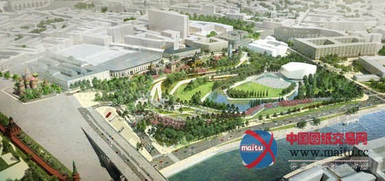 2013莫斯科Zaryadye公园设计竞赛二等奖