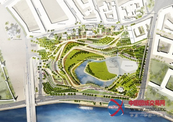 2013莫斯科Zaryadye公园设计竞赛二等奖