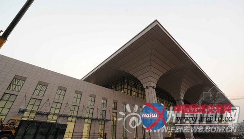 福州火车站北站房露真容 预计本月底完工