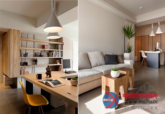 台北日式风味家居装修设计 平静舒适