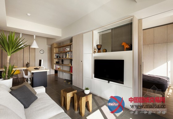 台北日式风味家居装修设计 平静舒适