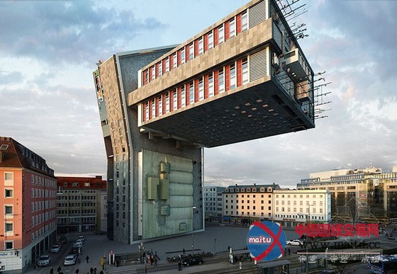 著名摄影师赋予一座普通慕尼黑建筑88种扭转方式