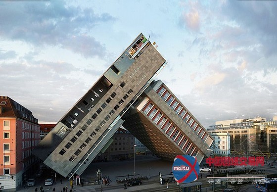 著名摄影师赋予一座普通慕尼黑建筑88种扭转方式