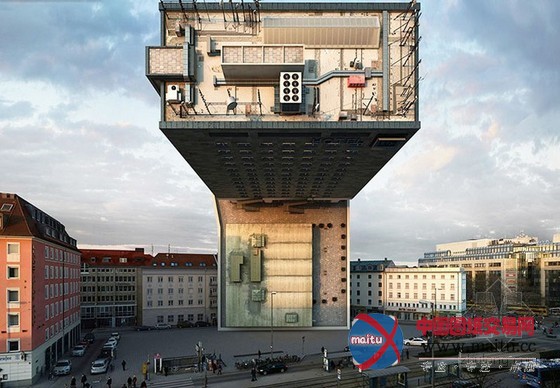 著名摄影师赋予一座普通慕尼黑建筑88种扭转方式