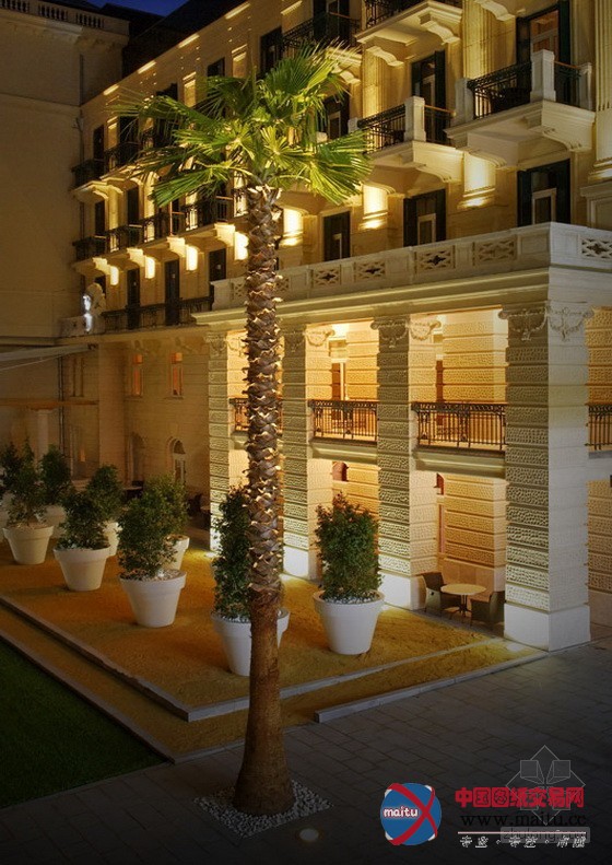 地中海式花园:斯洛文尼亚凯宾斯基皇宫酒店