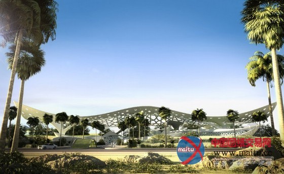 Sanzpont Arquitectura设计的卡塔尔自给式植物园“大自然的宫殿”