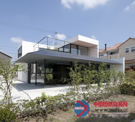 阿波罗建筑师事务所设计的日本滨松有发廊的别墅