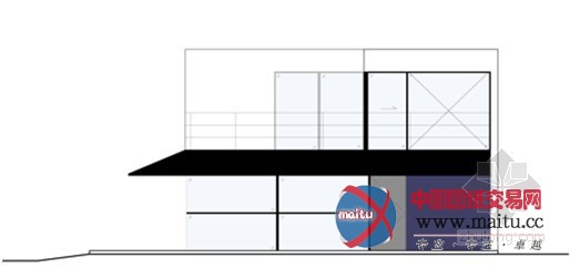 阿波罗建筑师事务所设计的日本滨松有发廊的别墅