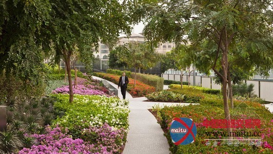 SWA设计的迪拜哈利法塔摩天大楼公园