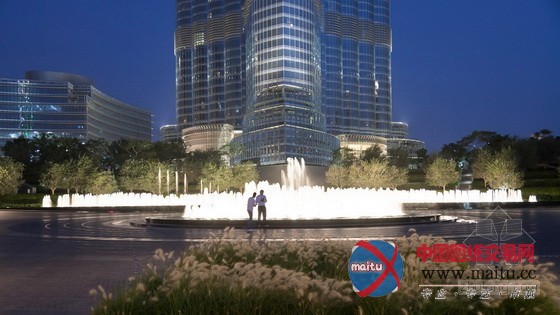 SWA设计的迪拜哈利法塔摩天大楼公园