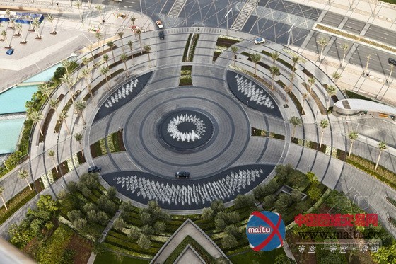 SWA设计的迪拜哈利法塔摩天大楼公园