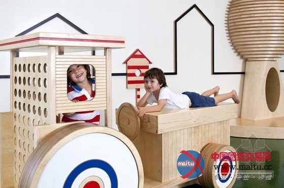 独特组合!以色列幼儿园装修设计