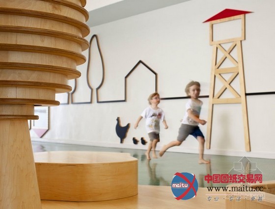 独特组合!以色列幼儿园装修设计