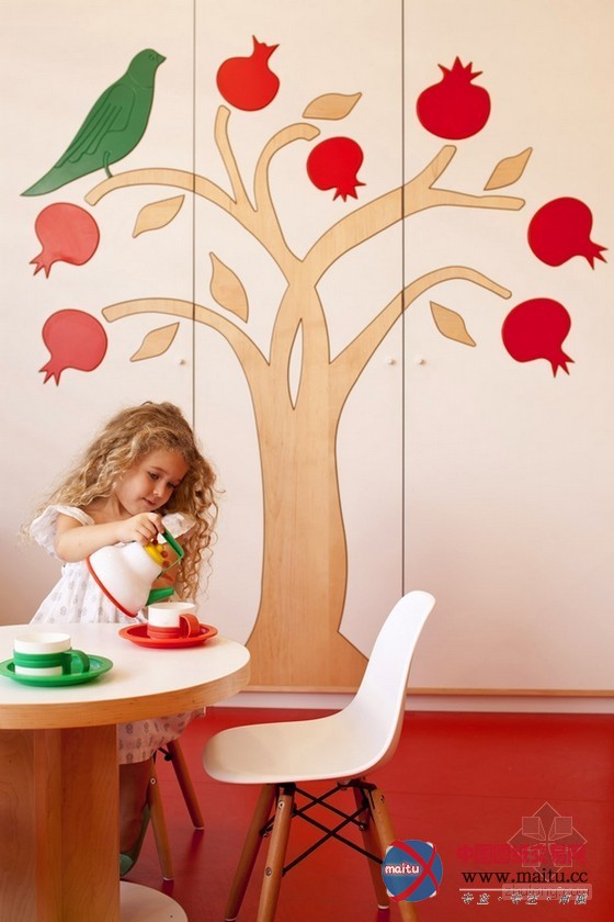 独特组合!以色列幼儿园装修设计