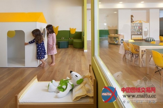 独特组合!以色列幼儿园装修设计