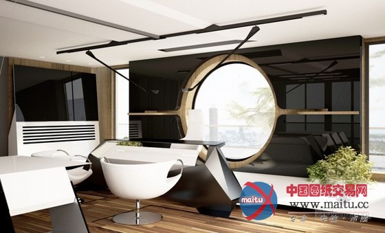 保加利亚工作室设计 充满了未来感与张力