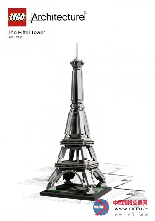 乐高建筑地标系列:巴黎埃菲尔铁塔将上市