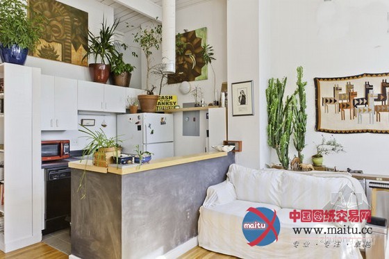 波士顿loft公寓设计 清新温暖