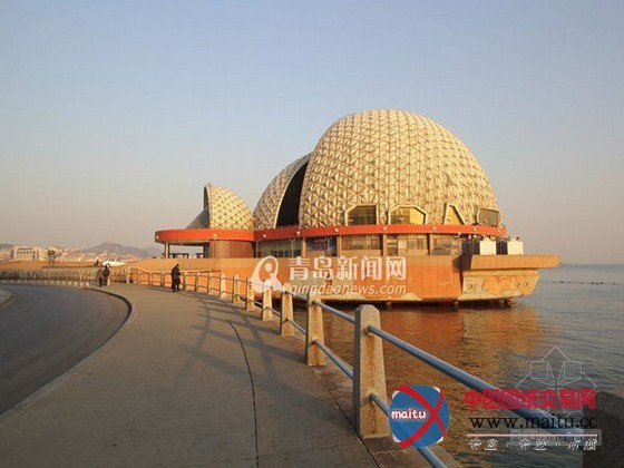 青岛“海上皇宫”悄然施工 老地标将涅槃重生