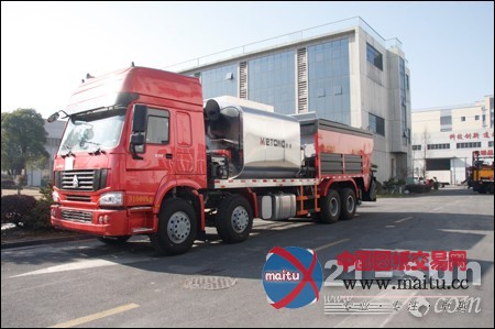 美通新一代碎石同步封层车进军北美 再创佳绩