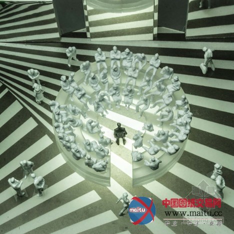 OMA设计的伦敦百货商店Selfridge地下室的临时观众席项目方案