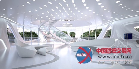 扎哈•哈迪德设计“独特环绕型游艇”最新效果图曝光