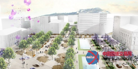 OKRA景观事务所设计的雅典城中心复兴