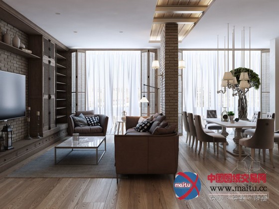 惬意舒适!乌克兰基辅温馨公寓设计