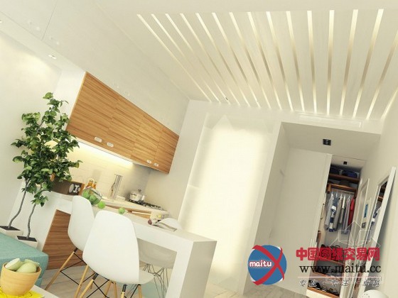 现代都市!29平米蜗居公寓装修设计