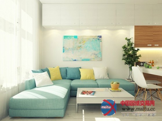 现代都市!29平米蜗居公寓装修设计