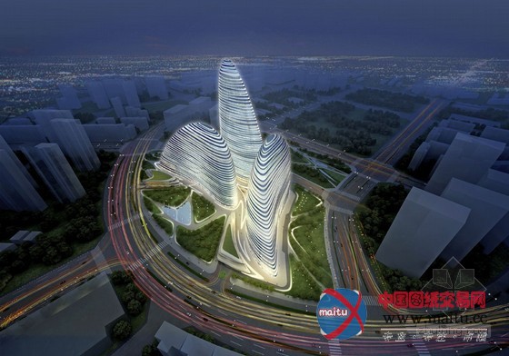 扎哈哈迪德设计的北京望京SOHO即将竣工-建