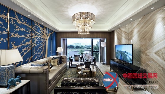 设计主题“喜牗” 的颐安都会中央样板房