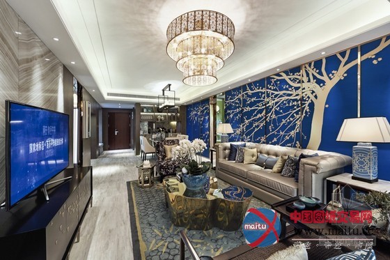 设计主题“喜牗” 的颐安都会中央样板房