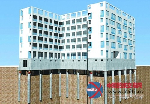 稀奇 31个千斤顶将万吨楼房“放进”屋基