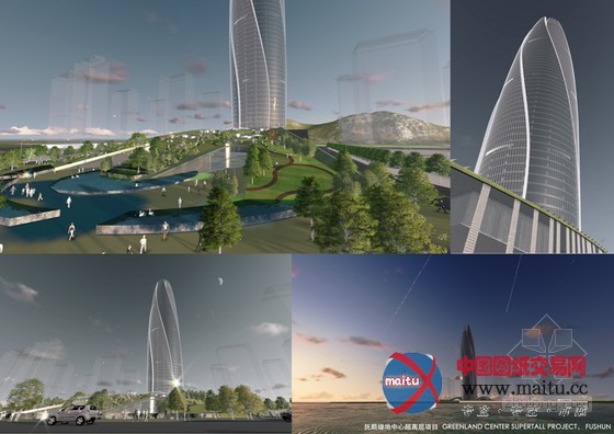 UA设计的抚顺“新城之花”绿地中心