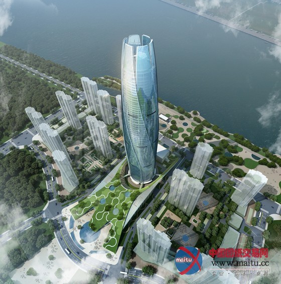 UA设计的抚顺“新城之花”绿地中心