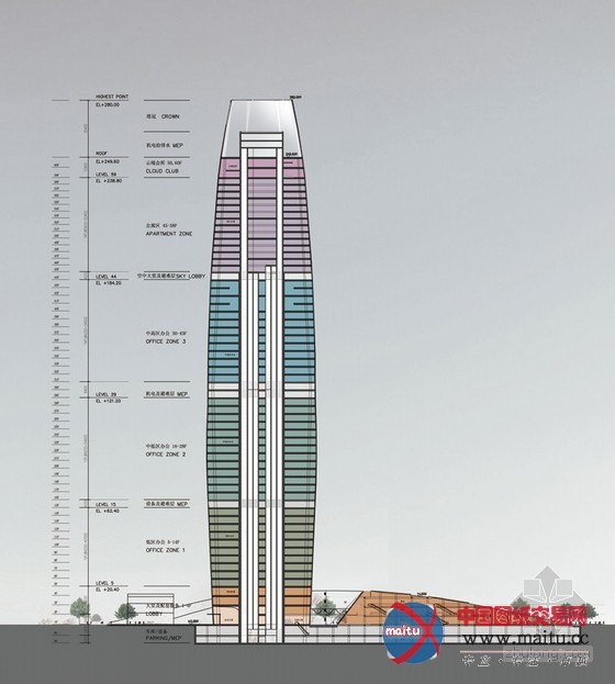 UA设计的抚顺“新城之花”绿地中心
