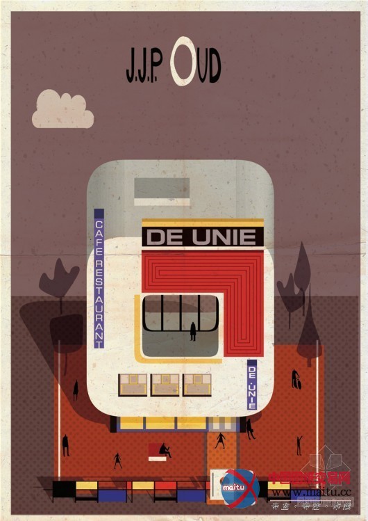 Federico Babina设计的“建筑字母城”