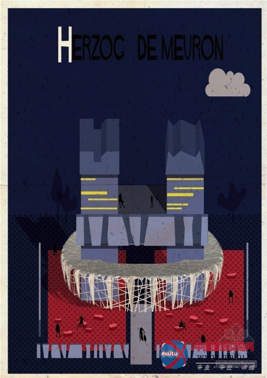 Federico Babina设计的“建筑字母城”