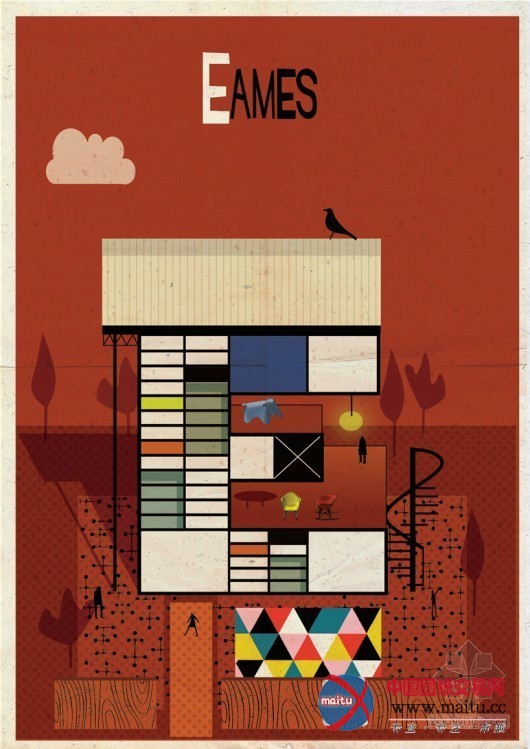 Federico Babina设计的“建筑字母城”