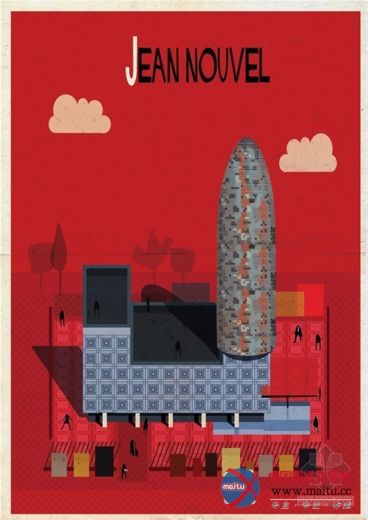 Federico Babina设计的“建筑字母城”