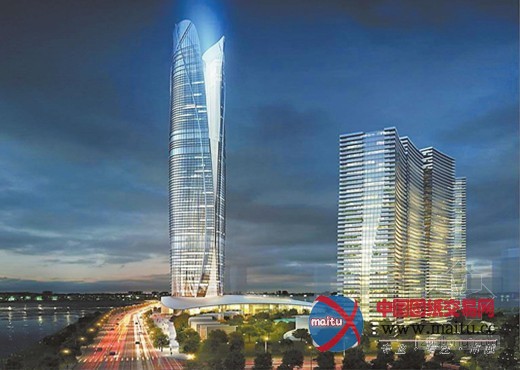 南宁骋望天玺增至435米 欲夺广西第一高楼