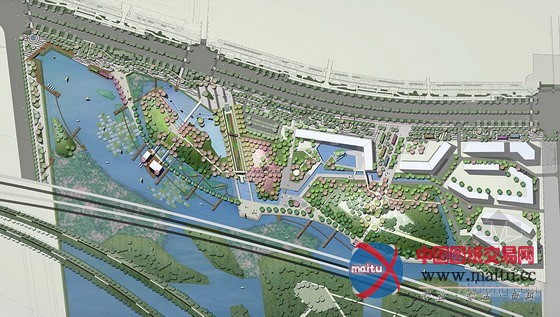 江苏昆山莲湖公园 历史文化融入景观